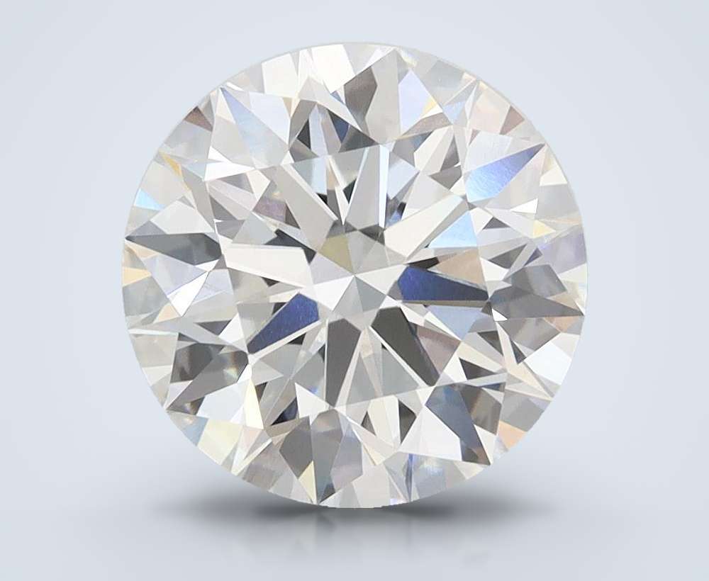 3.41ct D VVS2 Rare Carat Ideal Cut Round Lab Grown Diamond