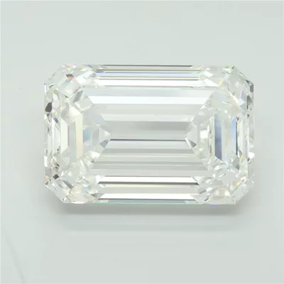 14.23ct G VVS2 Rare Carat Ideal Cut Emerald Lab Grown Diamond