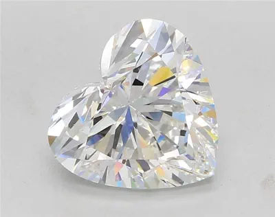 5.00ct F VVS2 Very Good Cut Heart Lab Grown Diamond
