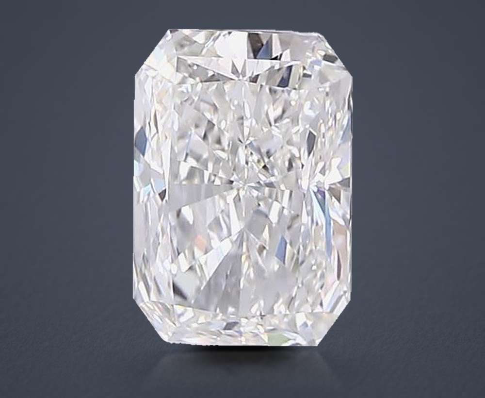 6.02ct F VVS2 Rare Carat Ideal Cut Radiant Lab Grown Diamond