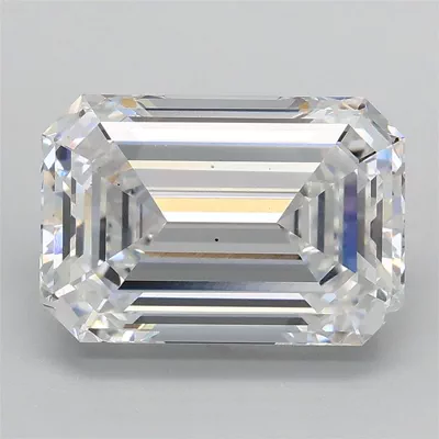 3.09ct D VS1 Rare Carat Ideal Cut Emerald Lab Grown Diamond
