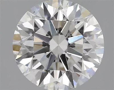 2.52ct H SI1 Rare Carat Ideal Cut Round Diamond