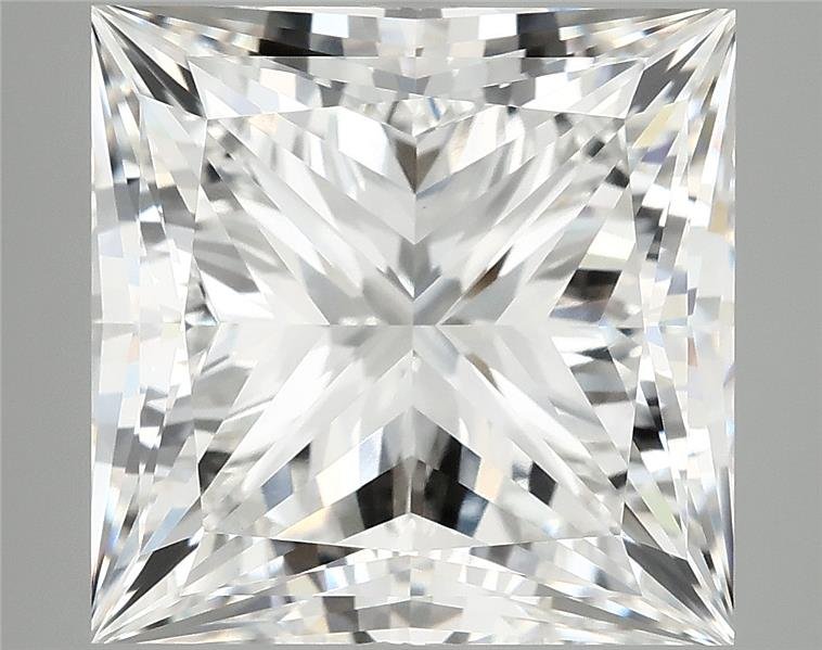 10.22ct F VVS2 Rare Carat Ideal Cut Princess Lab Grown Diamond