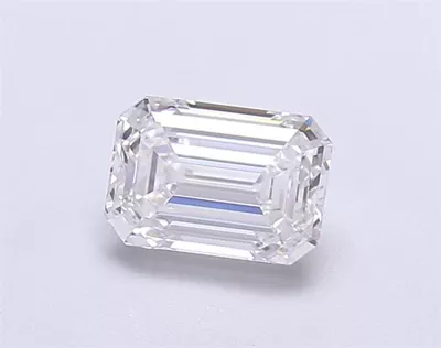 1.11ct E VVS2 Rare Carat Ideal Cut Emerald Lab Grown Diamond