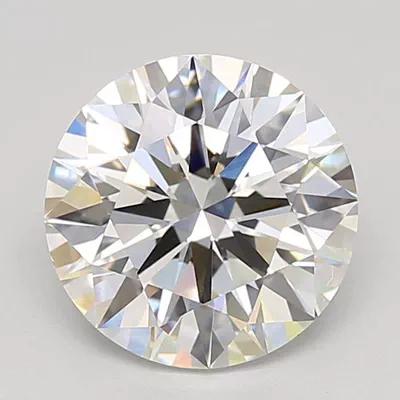 2.86ct F VVS2 Rare Carat Ideal Cut Round Lab Grown Diamond