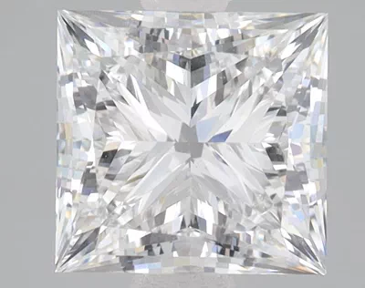 2.46ct E VS1 Rare Carat Ideal Cut Princess Lab Grown Diamond