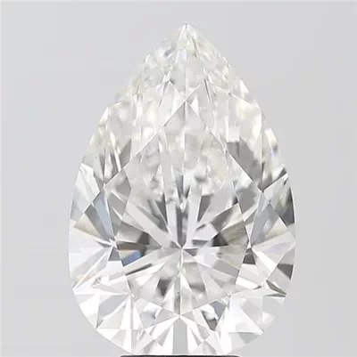 6.01ct F VS1 Rare Carat Ideal Cut Pear Lab Grown Diamond