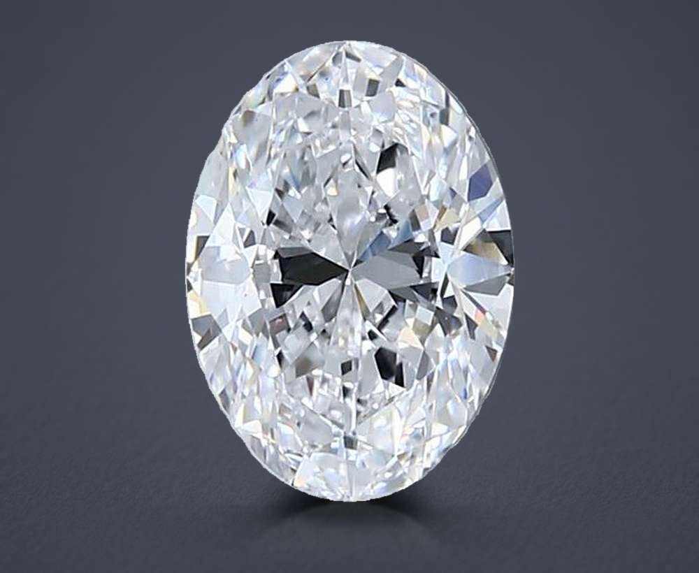 1.71ct D VS1 Excellent Cut Oval Diamond