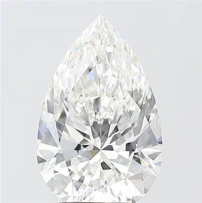 4.01ct F VS1 Rare Carat Ideal Cut Pear Lab Grown Diamond