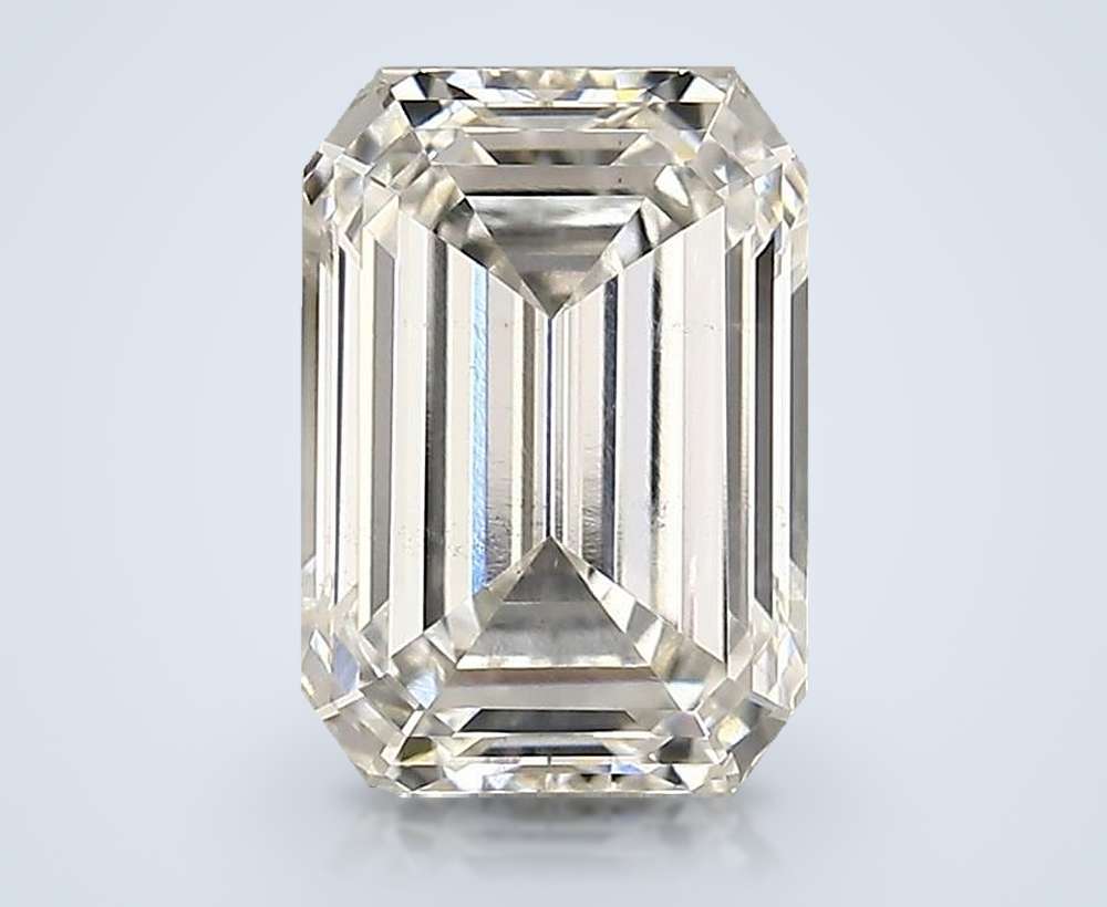 2.33ct F VS2 Rare Carat Ideal Cut Emerald Lab Grown Diamond