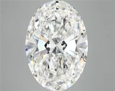 12.15ct F VVS2 Rare Carat Ideal Cut Oval Lab Grown Diamond