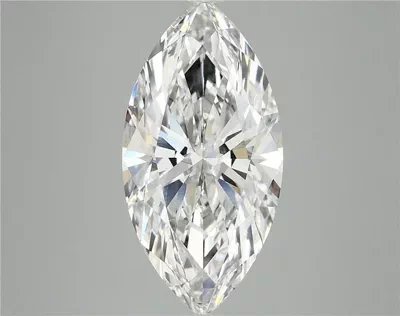 5.04ct F VS2 Rare Carat Ideal Cut Marquise Lab Grown Diamond