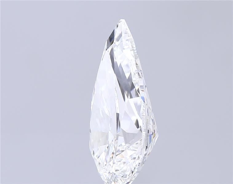 6.01ct E VVS2 Rare Carat Ideal Cut Pear Lab Grown Diamond