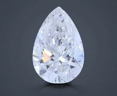 0.91ct E VS2 Rare Carat Ideal Cut Pear Lab Grown Diamond