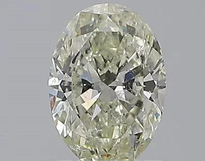 1.00ct K SI2 Rare Carat Ideal Cut Oval Diamond