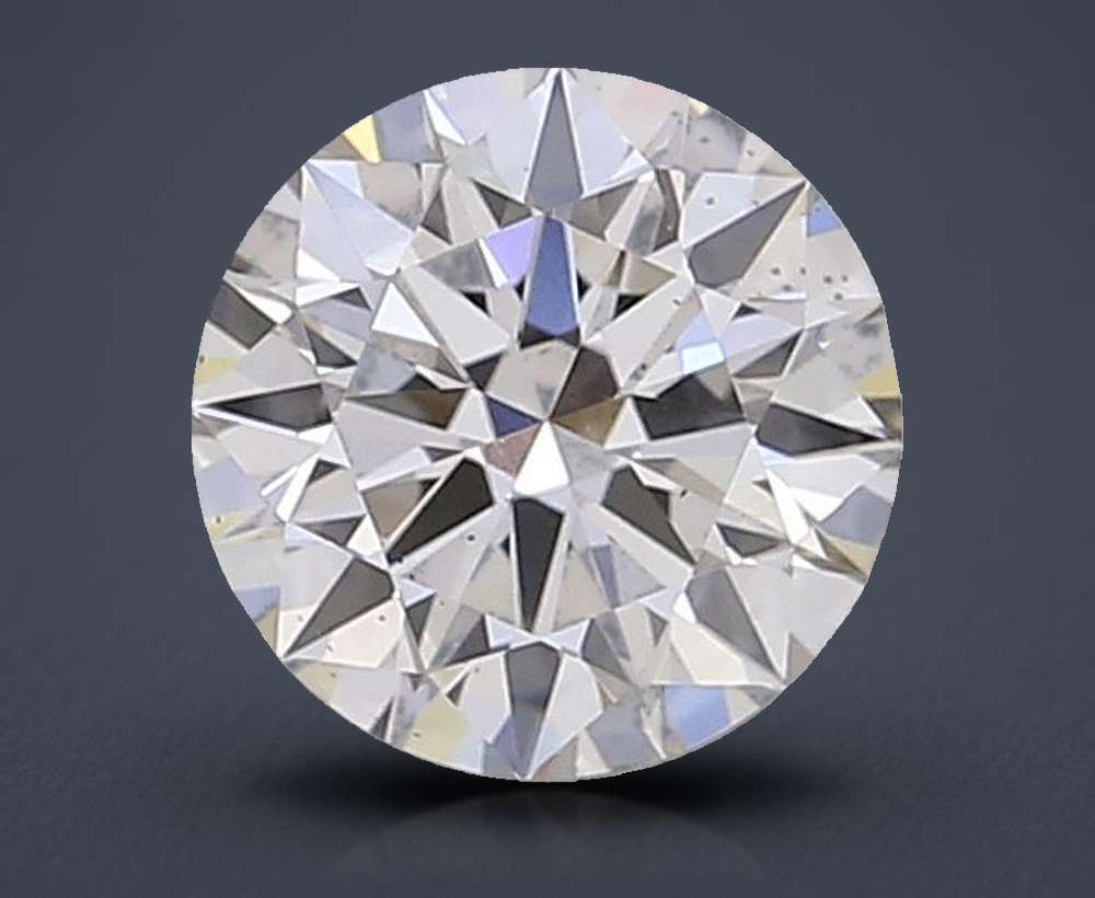 1.26ct G SI1 Rare Carat Ideal Cut Round Lab Grown Diamond
