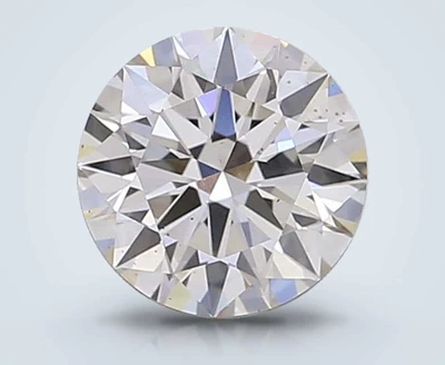 1.26ct G SI1 Rare Carat Ideal Cut Round Lab Grown Diamond