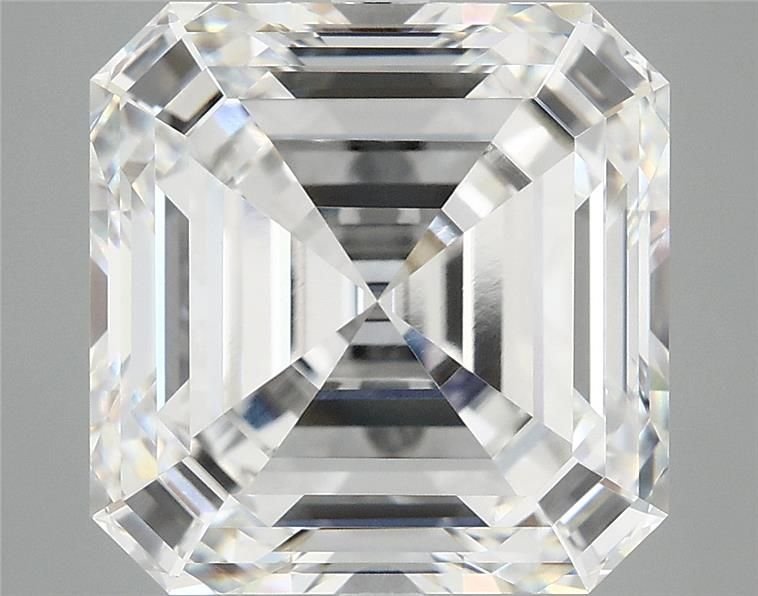 8.09ct F VVS2 Rare Carat Ideal Cut Asscher Lab Grown Diamond