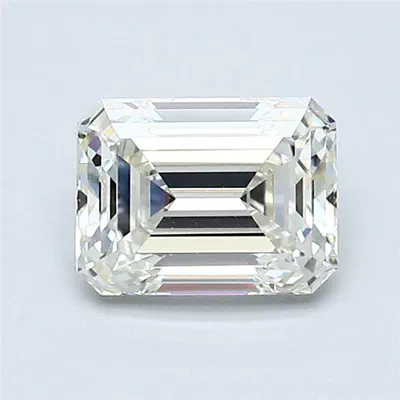 1.03ct K VVS2 Rare Carat Ideal Cut Emerald Diamond