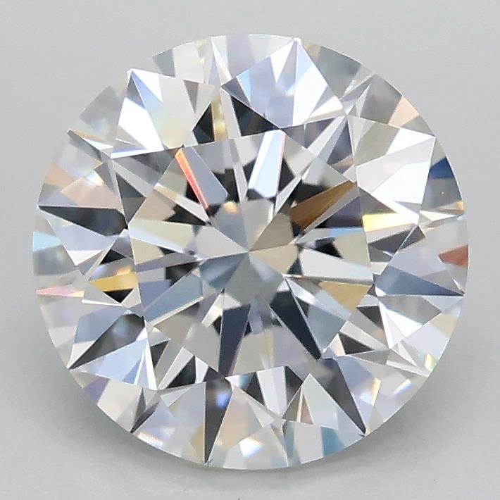 2.06ct D VVS2 Rare Carat Ideal Cut Round Lab Grown Diamond