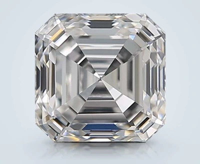 1.71ct D VVS2 Excellent Cut Asscher Diamond