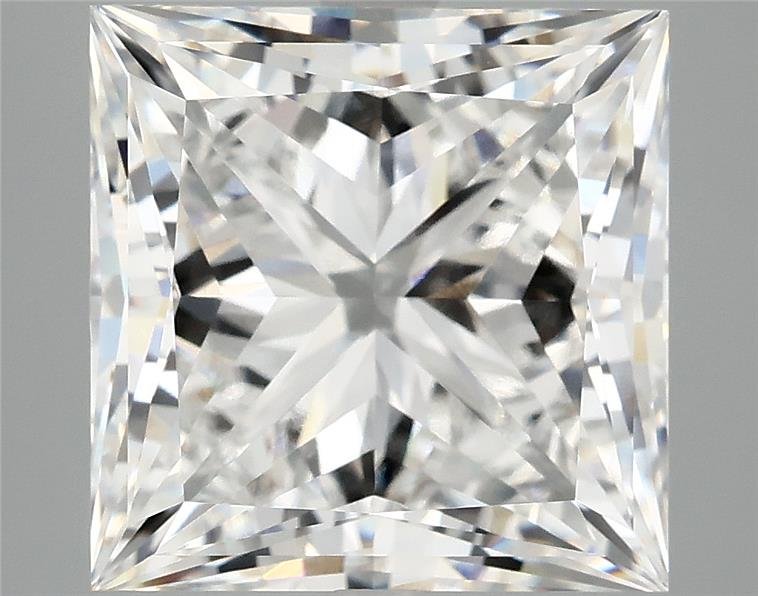 7.80ct E VVS2 Rare Carat Ideal Cut Princess Lab Grown Diamond