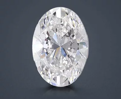 2.52ct D VS2 Rare Carat Ideal Cut Oval Lab Grown Diamond