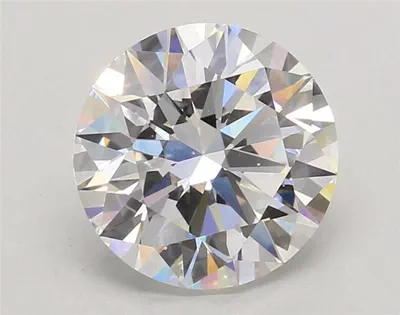 3.01ct E VVS1 Excellent Cut Round Lab Grown Diamond