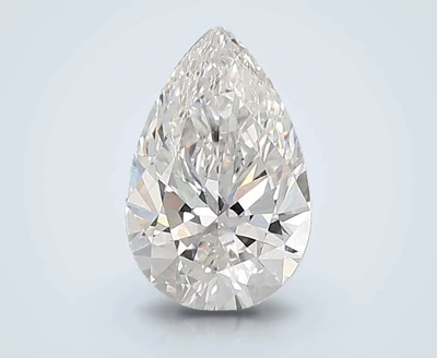 2.57ct E VVS2 Rare Carat Ideal Cut Pear Lab Grown Diamond