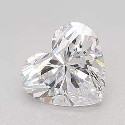0.74ct D VVS1 Rare Carat Ideal Cut Heart Lab Grown Diamond