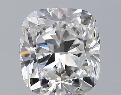 3.50ct F SI1 Very Good Cut Cushion Diamond