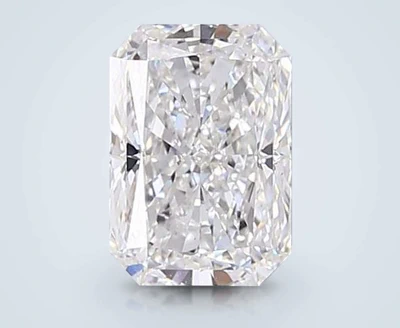 3.08ct F VS1 Rare Carat Ideal Cut Radiant Lab Grown Diamond