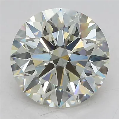 3.14ct J VS1 Rare Carat Ideal Cut Round Lab Grown Diamond