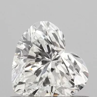 0.60ct F VVS2 Very Good Cut Heart Lab Grown Diamond