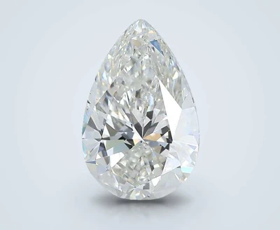 3.01ct H SI1 Rare Carat Ideal Cut Pear Diamond