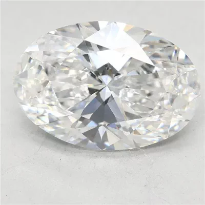 7.03ct E VVS2 Rare Carat Ideal Cut Oval Lab Grown Diamond