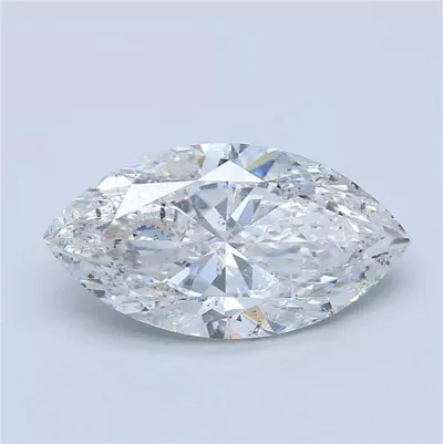 3.02ct E SI2 Rare Carat Ideal Cut Marquise Diamond