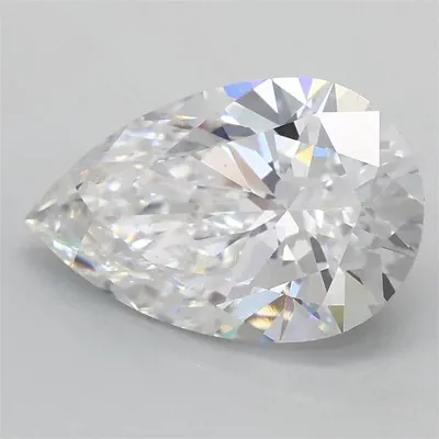 2.07ct D VS1 Rare Carat Ideal Cut Pear Lab Grown Diamond