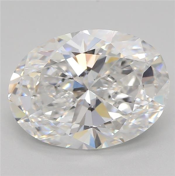 2.04ct D VVS2 Rare Carat Ideal Cut Oval Lab Grown Diamond