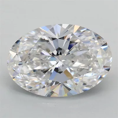 2.01ct E VVS2 Rare Carat Ideal Cut Oval Lab Grown Diamond