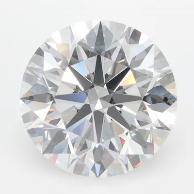 4.03ct D FL Rare Carat Ideal Cut Round Lab Grown Diamond