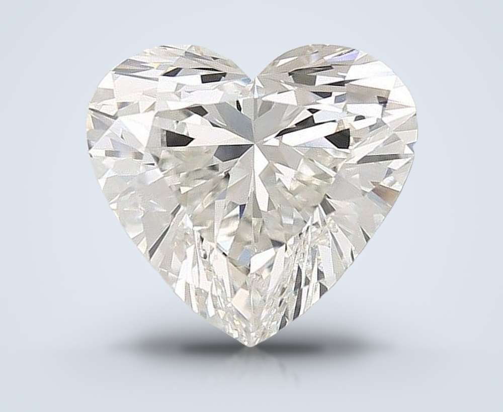 11.10ct G VVS2 Rare Carat Ideal Cut Heart Lab Grown Diamond