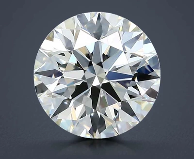 2.12ct K VVS2 Rare Carat Ideal Cut Round Diamond