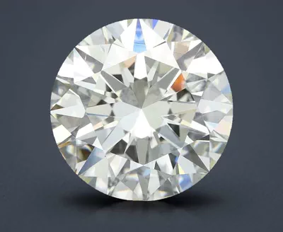 7.02ct K VS2 Rare Carat Ideal Cut Round Diamond