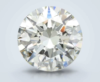 7.02ct K VS2 Rare Carat Ideal Cut Round Diamond