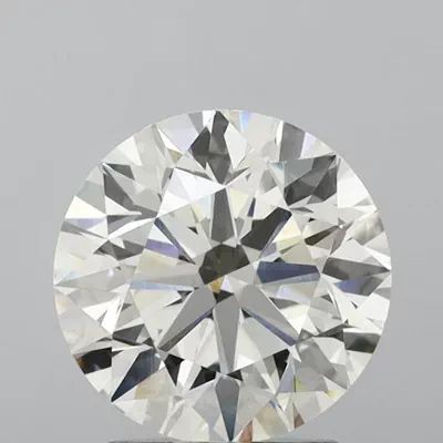 2.87ct I VS2 Excellent Cut Round Lab Grown Diamond