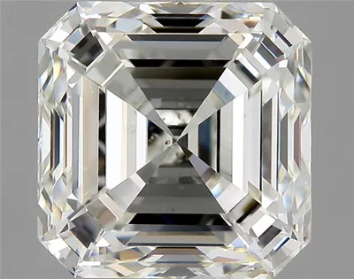 2.10ct I SI1 Rare Carat Ideal Cut Asscher Diamond