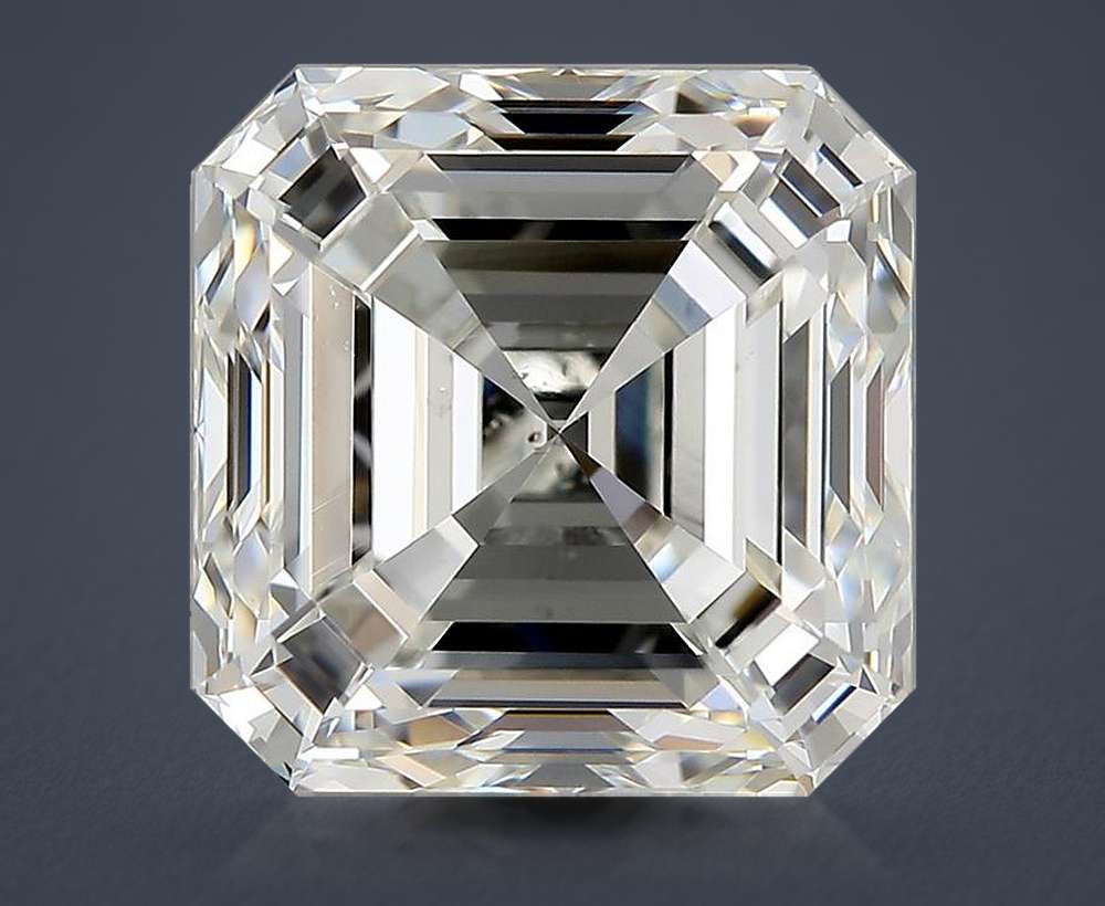 2.10ct I SI1 Rare Carat Ideal Cut Asscher Diamond
