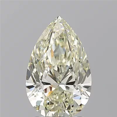 2.01ct K VS2 Rare Carat Ideal Cut Pear Diamond