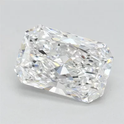 1.28ct D VVS1 Rare Carat Ideal Cut Radiant Lab Grown Diamond